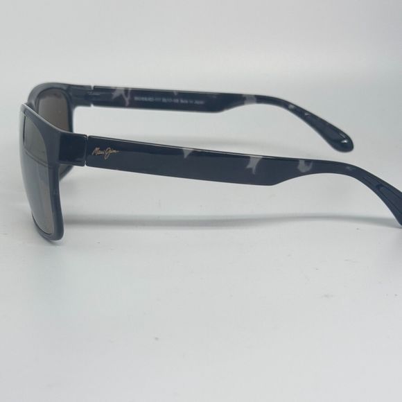 MAUI JIM RED SANDS MJ432-11T Gray Gloss Marble Brown Lens H16257 - Picture 2 of 7